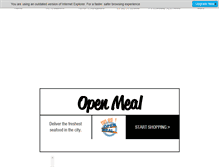 Tablet Screenshot of open-meal.com